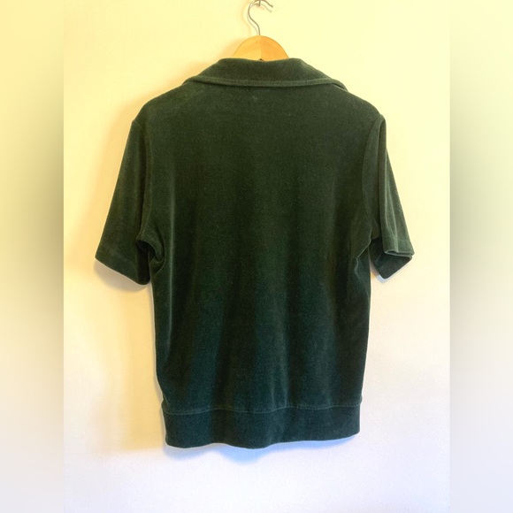 VTG Terry Velour Camp Polo - Picture 3 of 4